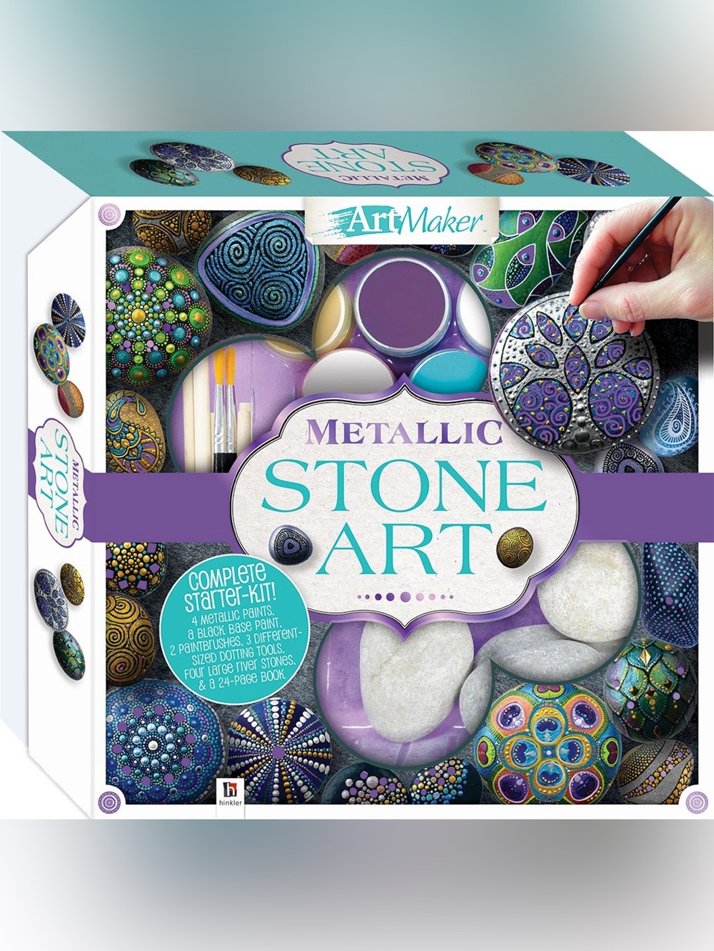 Hinkler Metallic Stone Art Kit